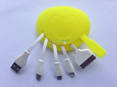 多接口手機數據線 實用與可愛的完美結合