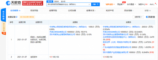 騰訊關聯企業入股龍珠股權投資基金，深化與美團生態資本聯動
